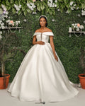 Satin Ball Wedding Dress