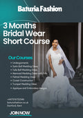 3 Months Bridal Wear Short Course